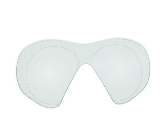 Individual prescription lenses (RX) for diving mask